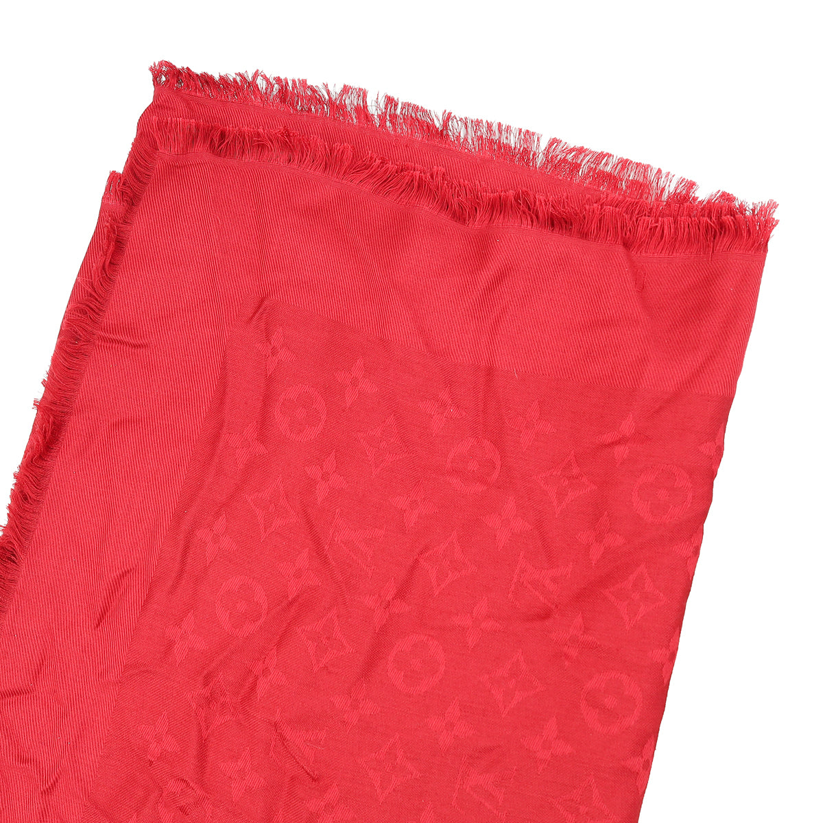 Louis Vuitton Red Monogram Classic Shawl