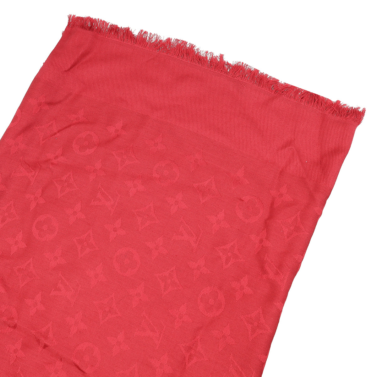 Louis Vuitton Red Monogram Classic Shawl