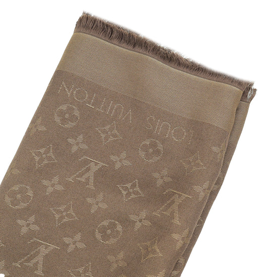 Load image into Gallery viewer, Louis Vuitton Brown Monogram Shine Shawl
