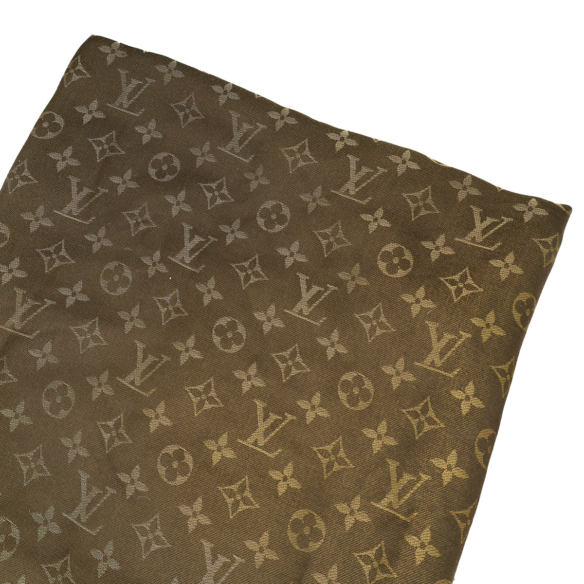 Louis Vuitton Brown Monogram Shine Wool Silk Shawl