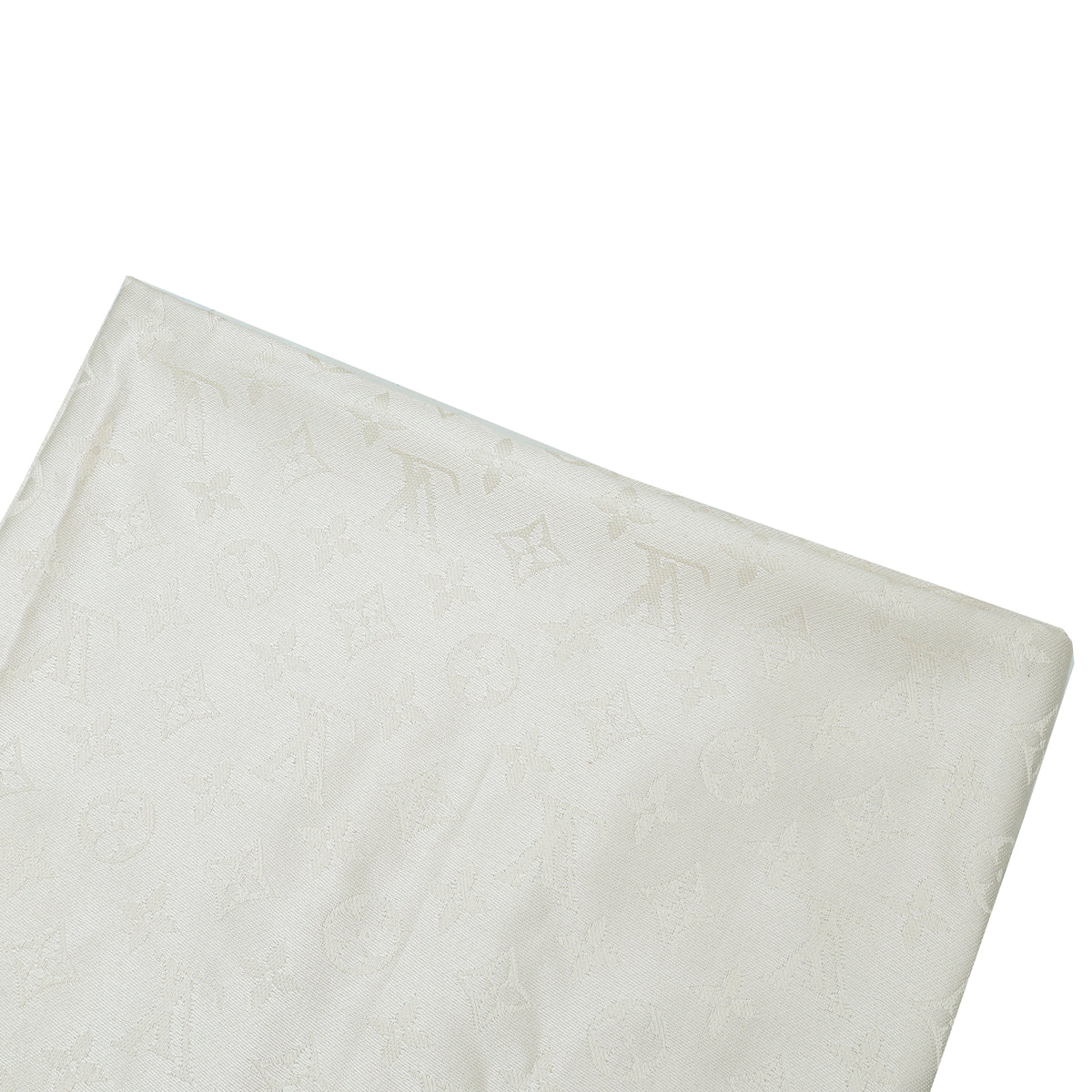 Louis Vuitton Cream Monogram Shine Shawl-Louis Vuitton-THE CLOSET