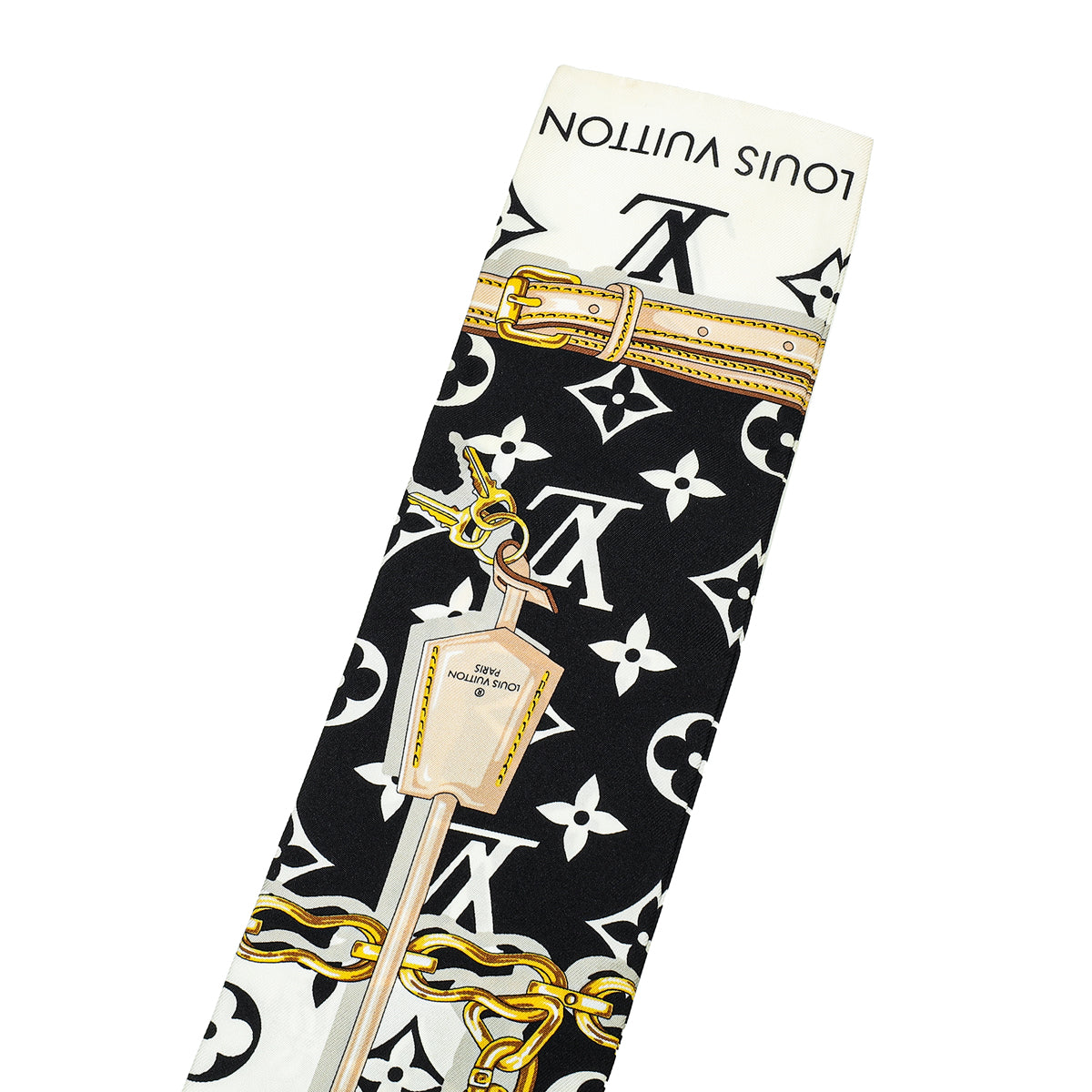 Louis Vuitton Bicolor Confidential Bandeau Scarf-Louis Vuitton-THE CLOSET