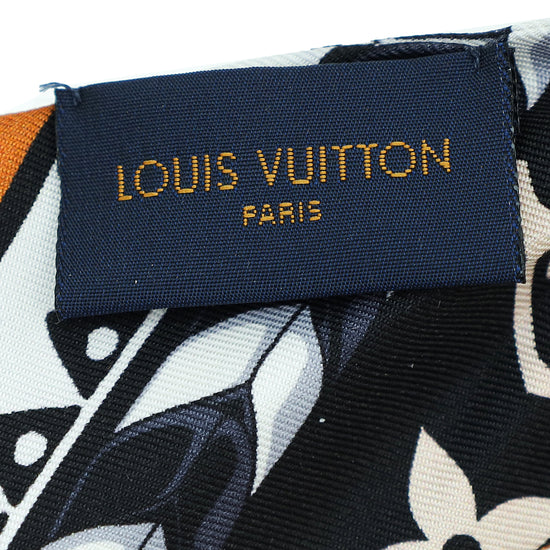 Louis Vuitton Bicolor Silk Monogram Crafty Bandeau