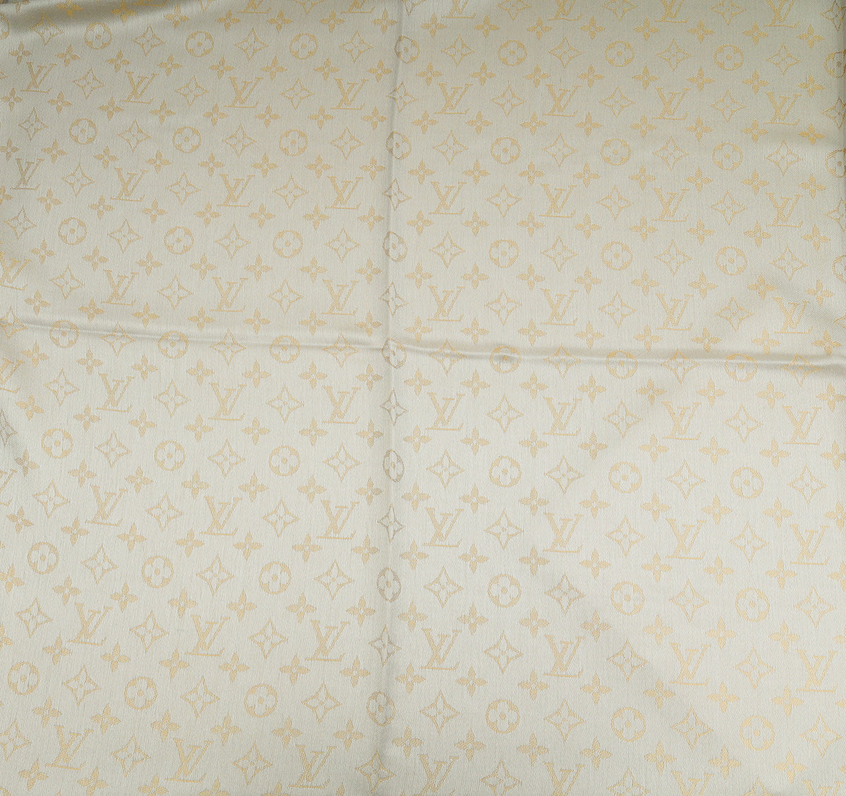 Louis Vuitton Greige Monogram Shine Shawl