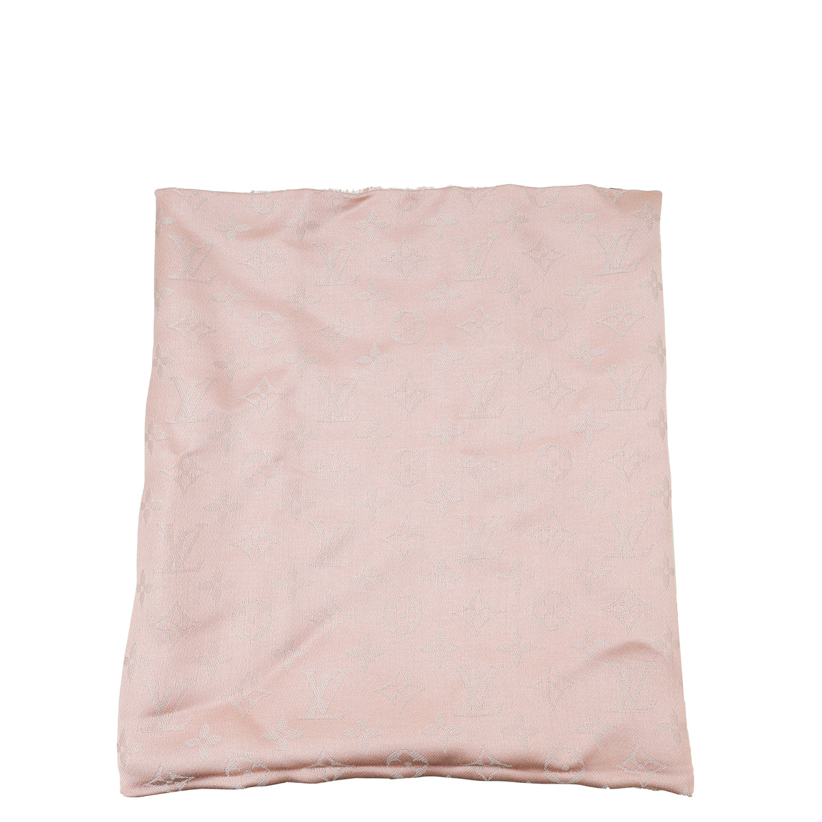 Louis Vuitton Rose Velours Monogram Shine Shawl-Louis Vuitton-THE CLOSET