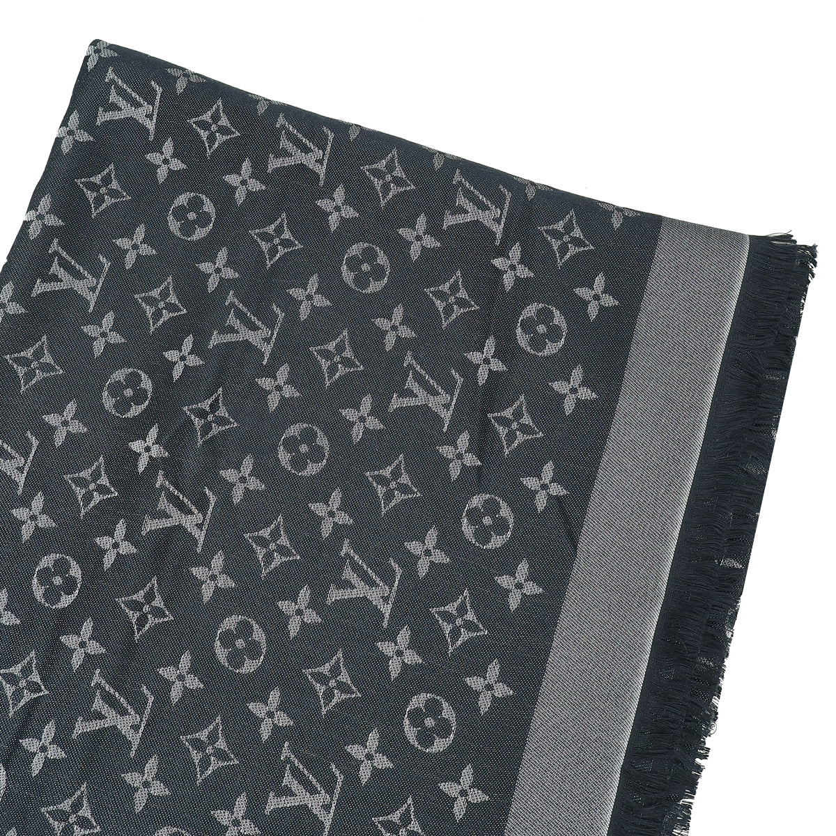 Louis Vuitton Black Monogram Shine Shawl
