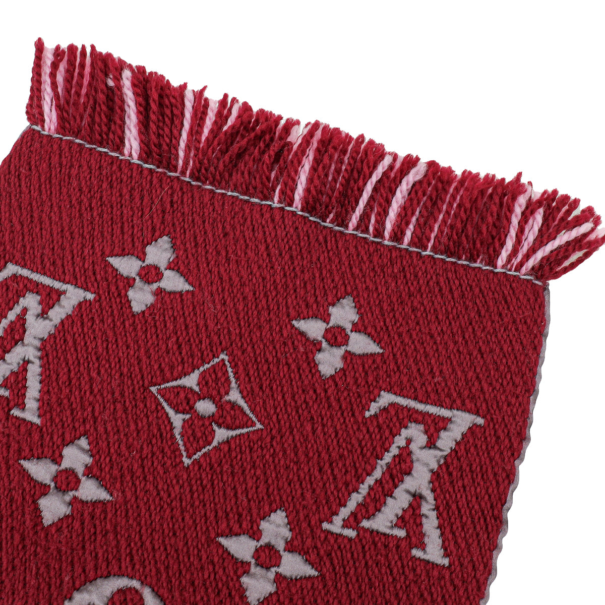 Logomania wool scarf Louis Vuitton Beige in Wool - 29244851