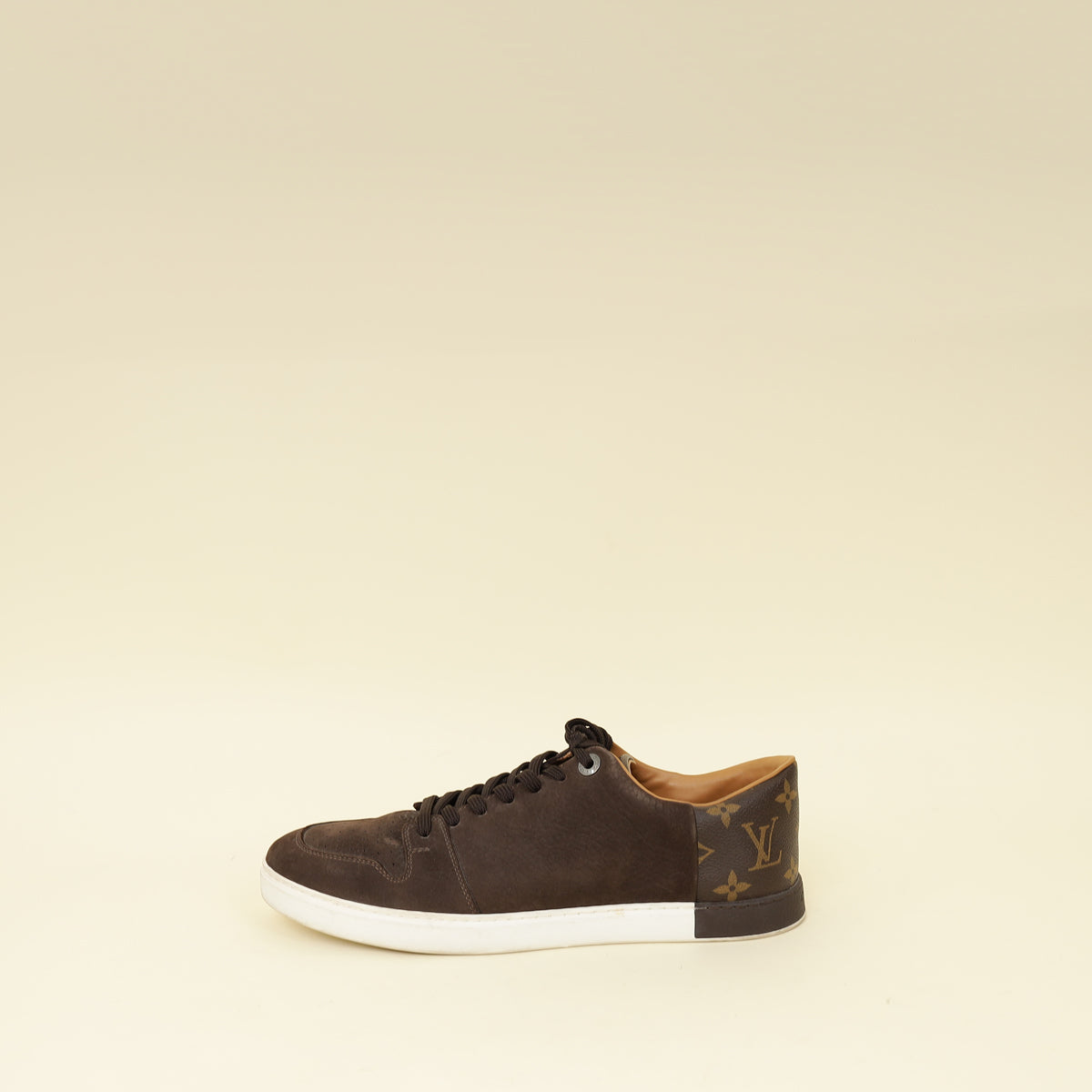 Louis Vuitton Brown Line Up Sneakers 7-Louis Vuitton-THE CLOSET