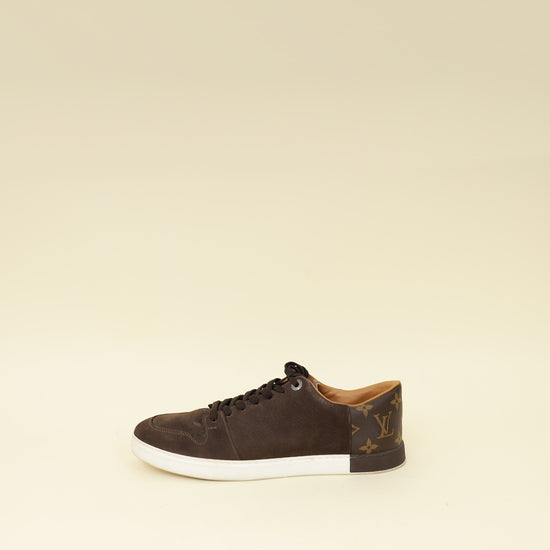 Louis Vuitton Brown Line Up Sneakers 7-Louis Vuitton-THE CLOSET