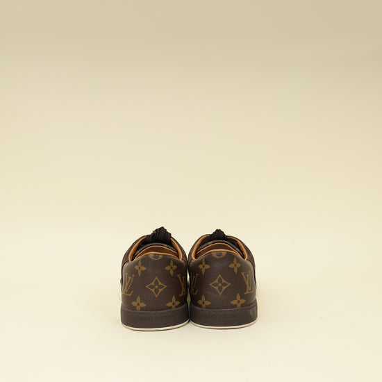 Louis Vuitton Brown Line Up Sneakers 7-Louis Vuitton-THE CLOSET