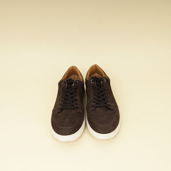 Louis Vuitton Brown Line Up Sneakers 7-Louis Vuitton-THE CLOSET