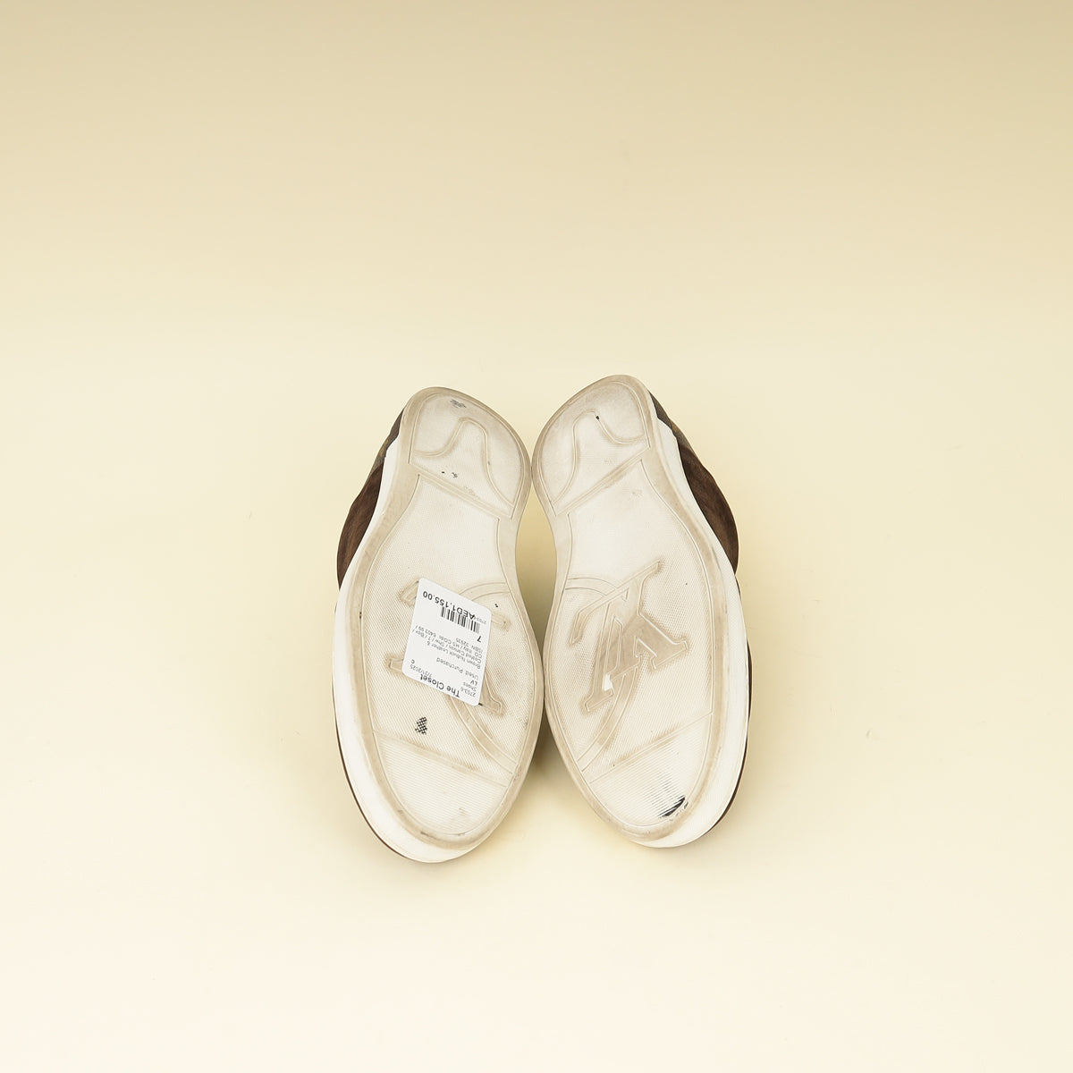 Louis Vuitton Brown Line Up Sneakers 7-Louis Vuitton-THE CLOSET