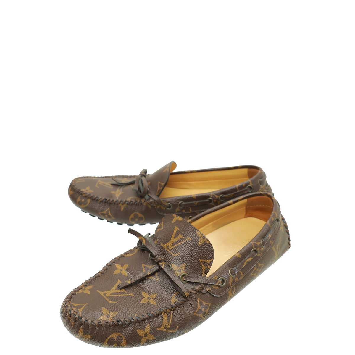 Louis Vuitton Monogram Driver Moccasin Loafer 5.5-Louis Vuitton-THE CLOSET