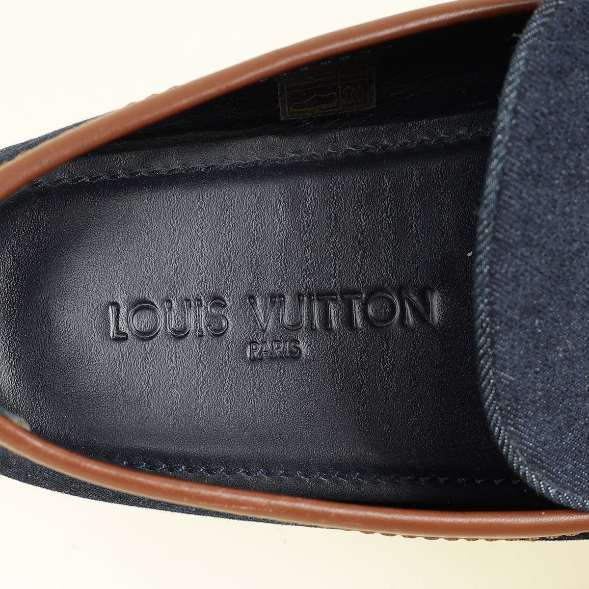 Louis Vuitton Bicolor Monte Carlo Denim Loafer 8.5