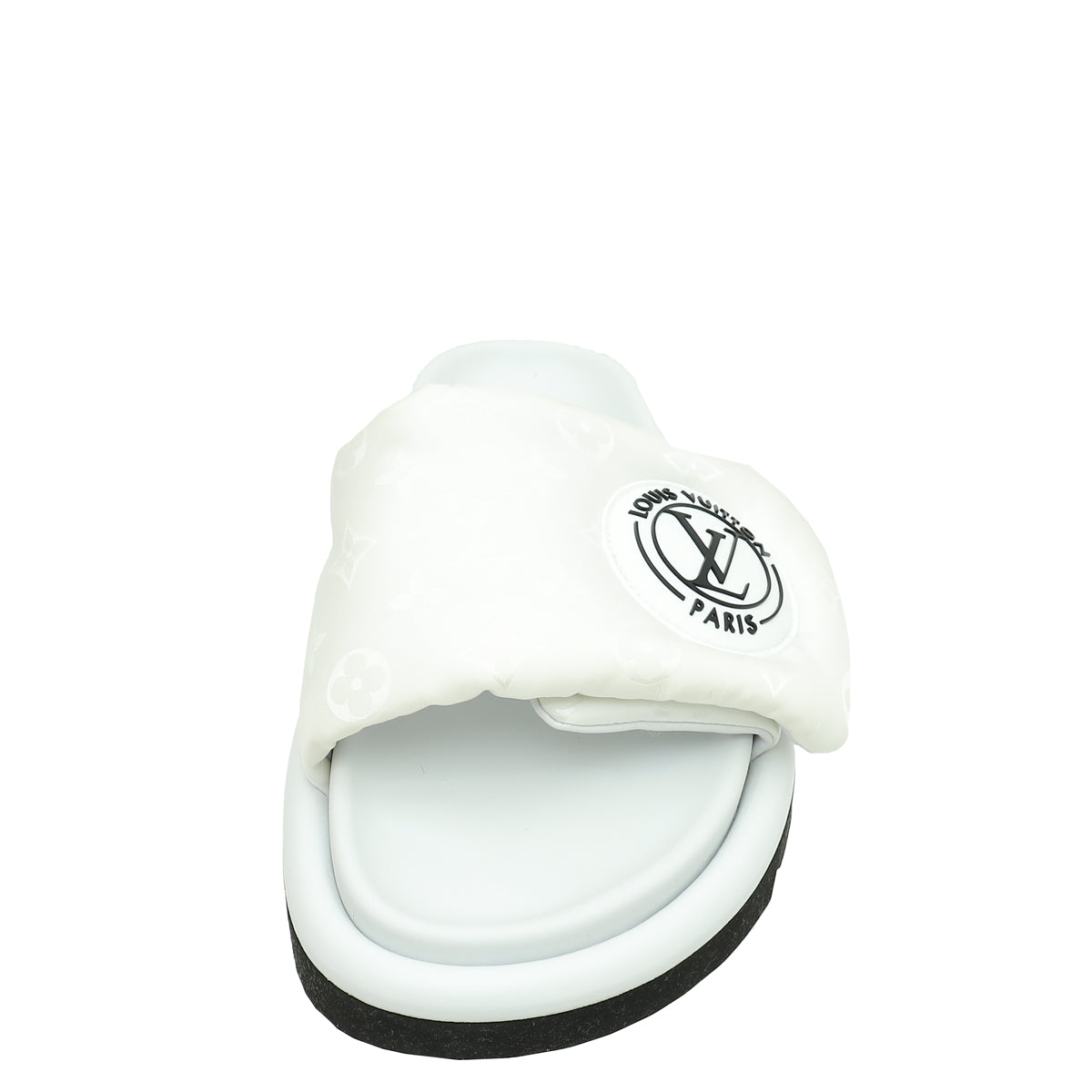 Louis Vuitton White Monogram Nylon Pillow Flat Comfort Mule 36-Louis Vuitton-THE CLOSET