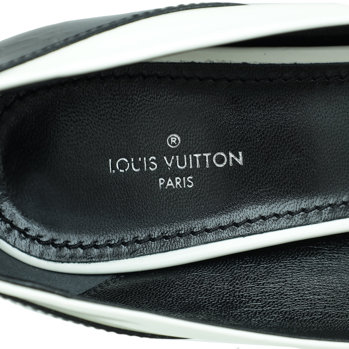Louis Vuitton Bicolor Matchmake Calfskin Croco Embossed Pumps 41