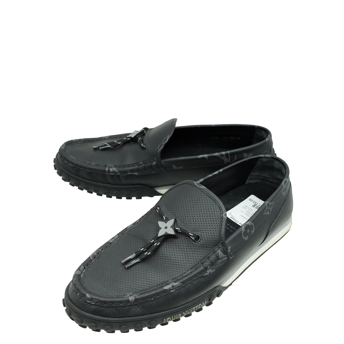 Louis Vuitton Black Racer Moccasin 10-Louis Vuitton-THE CLOSET