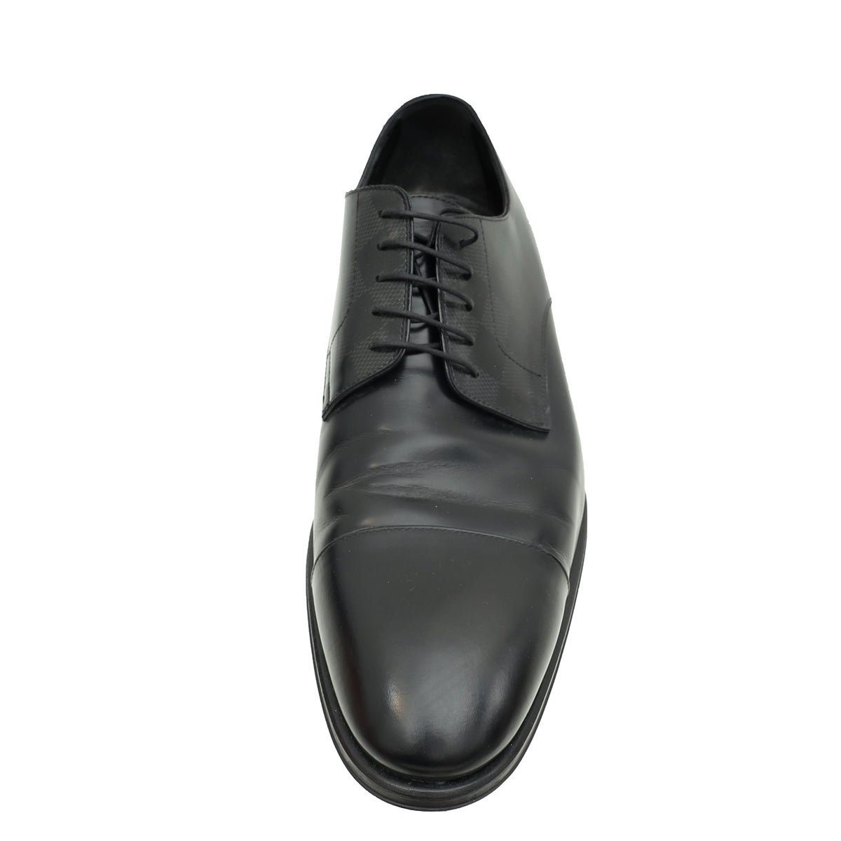 Louis Vuitton Black Minister Derby Mens Shoes 10