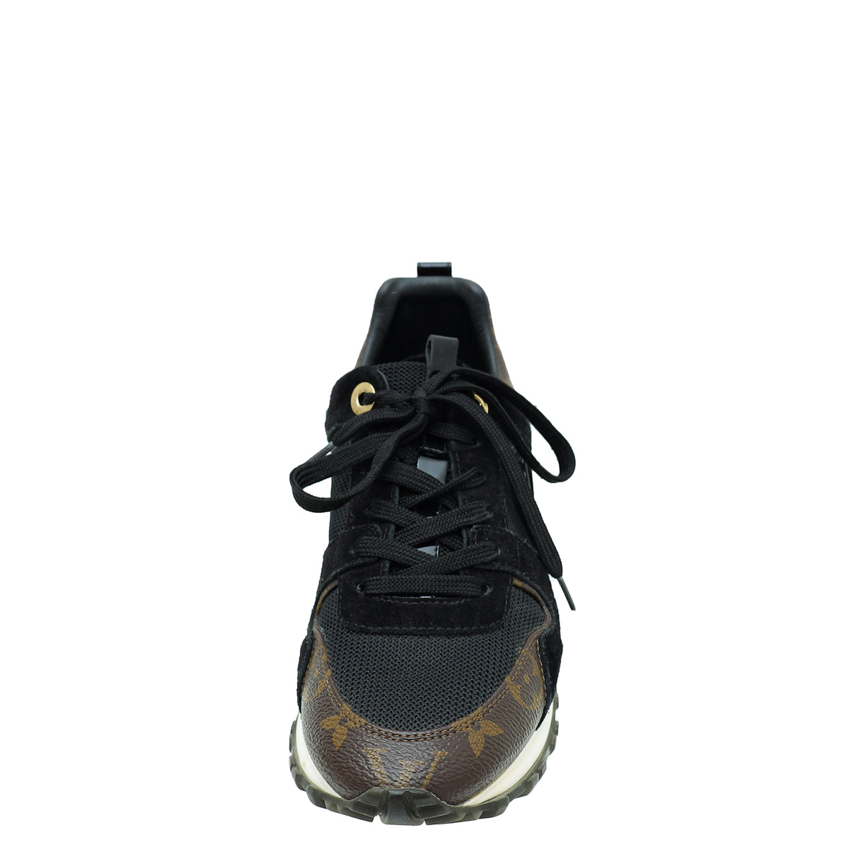 Louis Vuitton Monogram Black Run Away Sneaker 34.5-Louis Vuitton-THE CLOSET