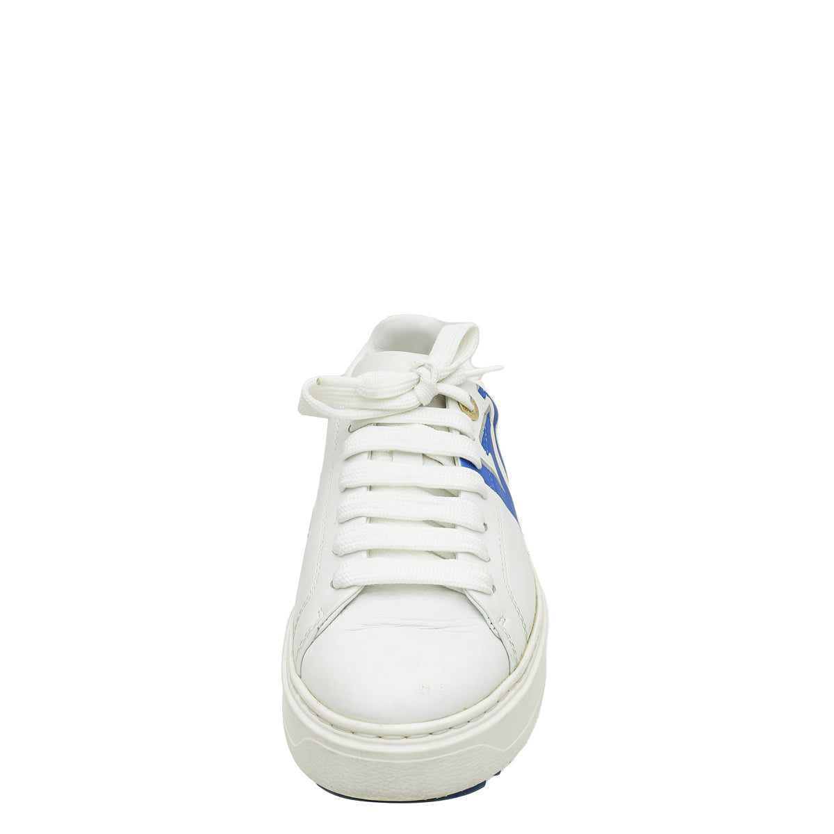 LOUIS VUITTON Monogram Time Out Sneakers 35.5 Blue 640944
