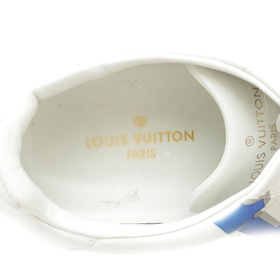 Louis Vuitton Bicolor Monogram Print Time Out Sneakers 35.5