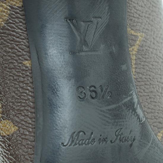 Louis Vuitton Monogram Cap Toe Fetish Pump 36.5