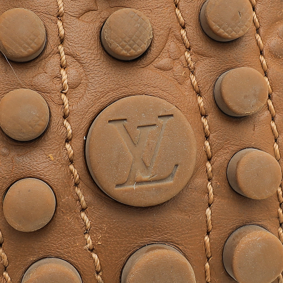 LOUIS VUITTON Ladies Monogram Patent Loafers FA0056 Brown Size 35.5
