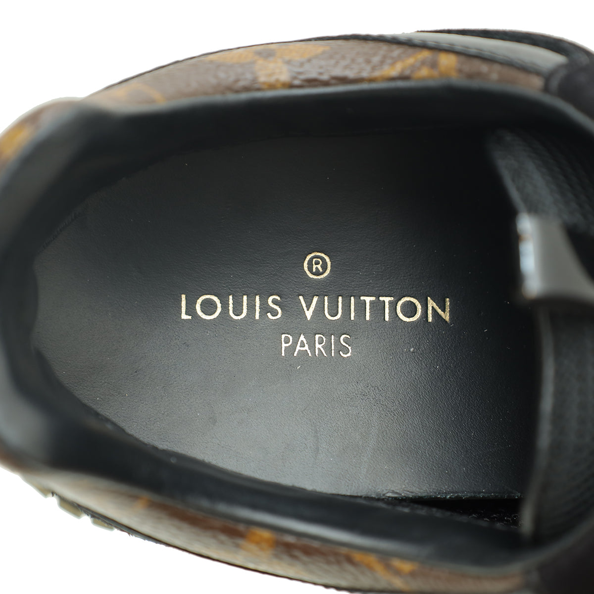 Louis Vuitton Monogram Black Run Away Sneakers 36