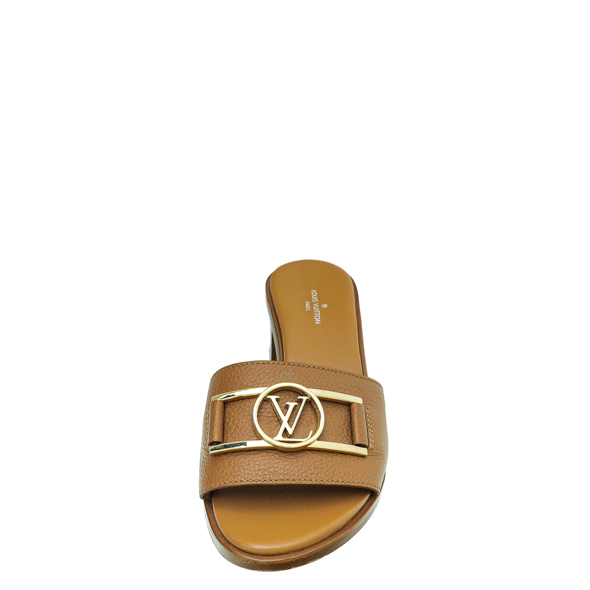 Louis Vuitton Black Brown Lock It Flat Mule 39 EU 1A28NG Slides 9 Sandals   eBay