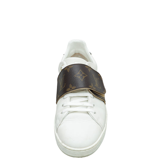 Louis Vuitton White Monogram Frontrow Sneaker 36
