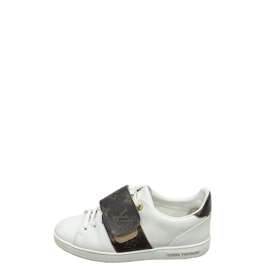 Louis Vuitton White Monogram Frontrow Sneaker 36 – The Closet
