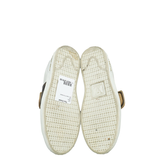 Louis Vuitton White Monogram Frontrow Sneaker 36