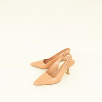 Louis Vuitton Chai Sparkle Slingback Pumps 36