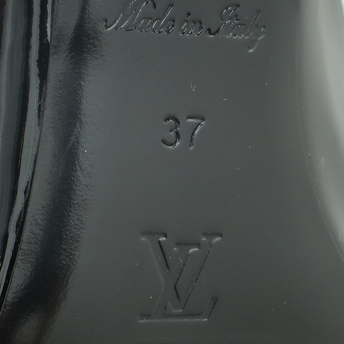 Louis Vuitton Black Rotary Mule 37