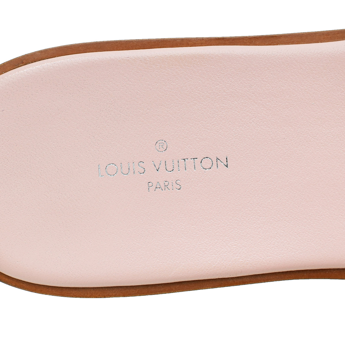 Louis Vuitton Pink Mink Fur Lock It Flat Mules 37
