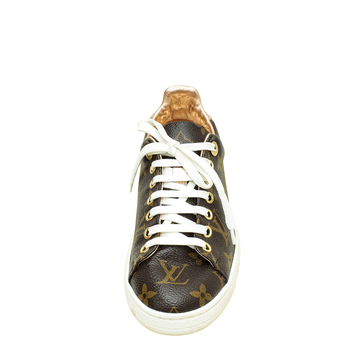 Louis Vuitton Monogram Bronze Frontrow Sneaker 37-Louis Vuitton-THE CLOSET