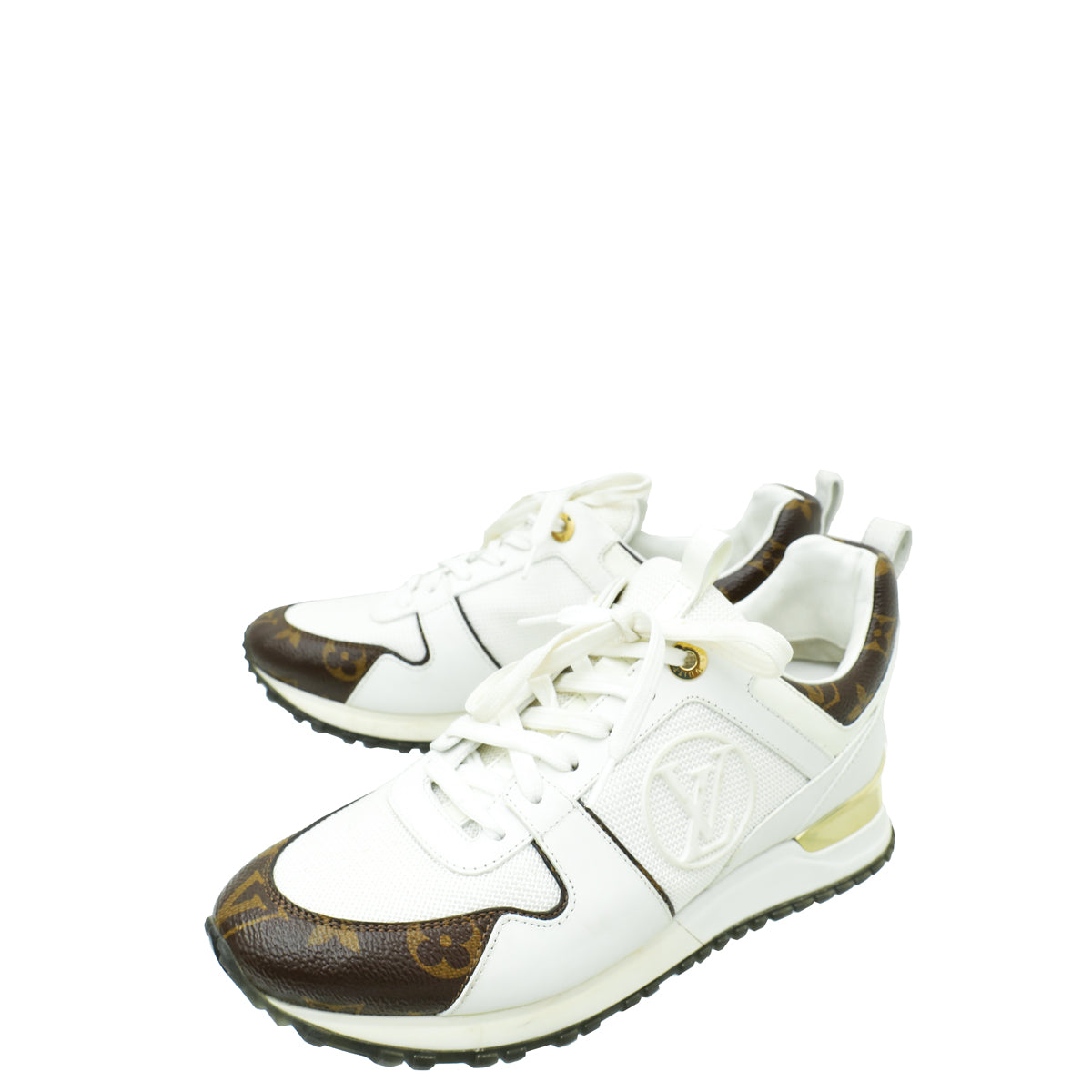 Louis Vuitton Bicolor Monogram Run Away Sneaker 37-Louis Vuitton-THE CLOSET