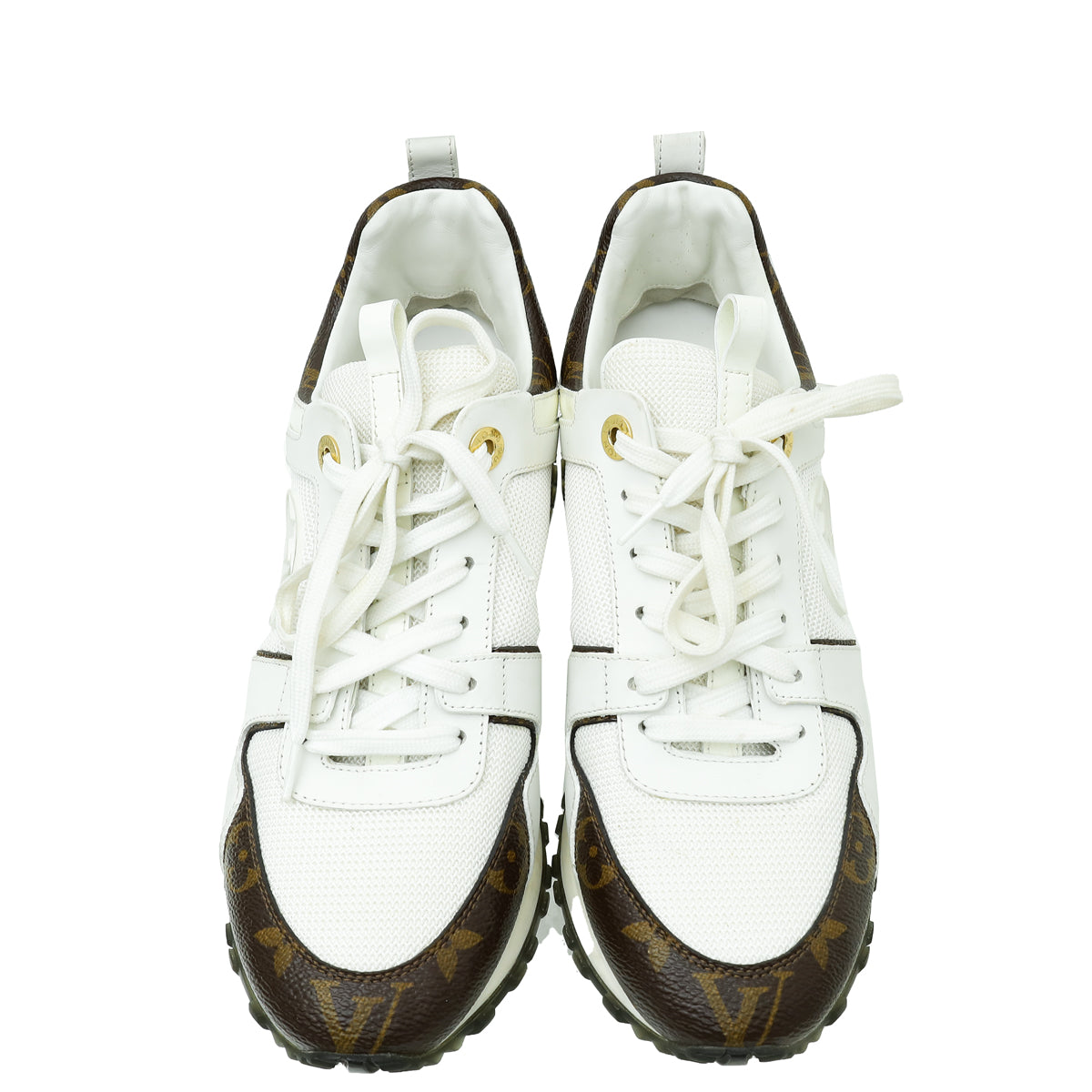 Louis Vuitton Bicolor Monogram Run Away Sneaker 37