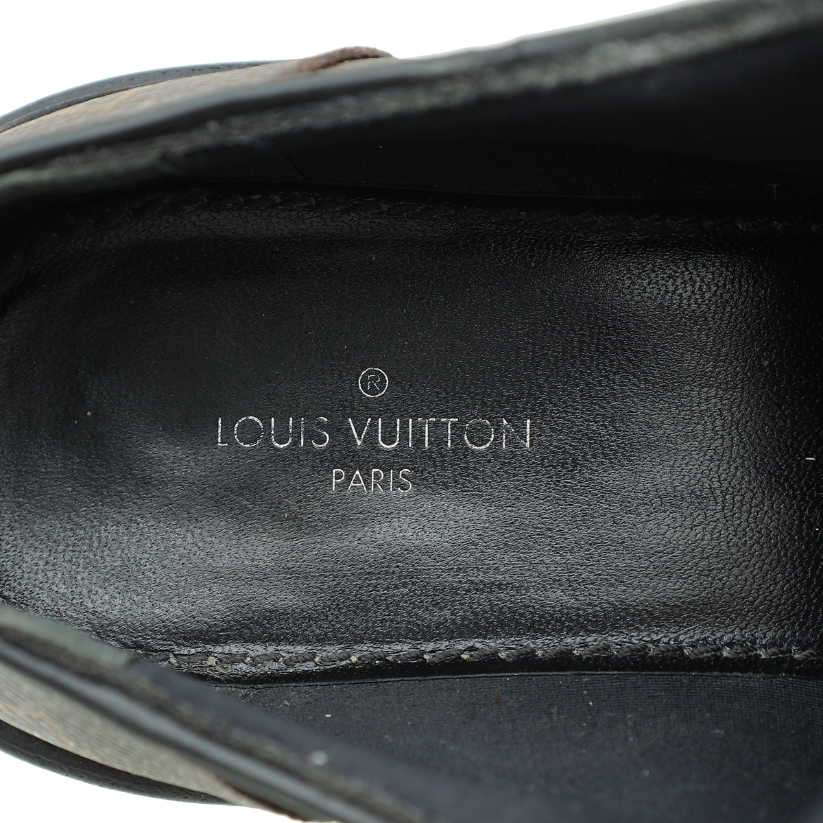 Louis Vuitton Monogram Black Beaubourg Platform Derby 37