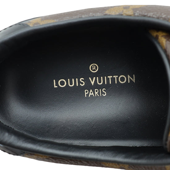Load image into Gallery viewer, Louis Vuitton Bicolor Monogram Frontrow Sneakers 37
