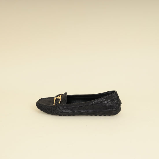 Louis Vuitton Black Oxford Loafer 38.5