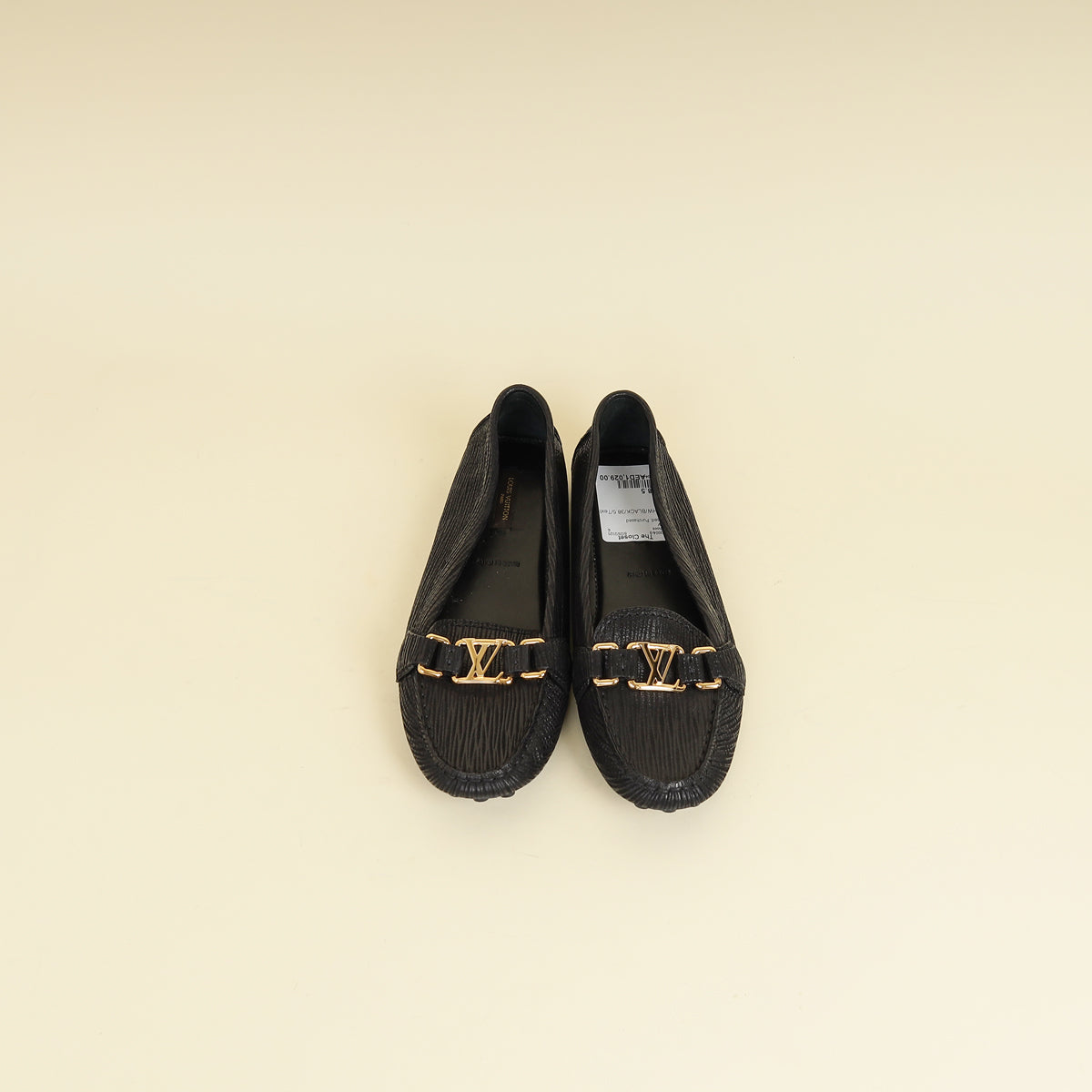 Louis Vuitton Black Oxford Loafer 38.5