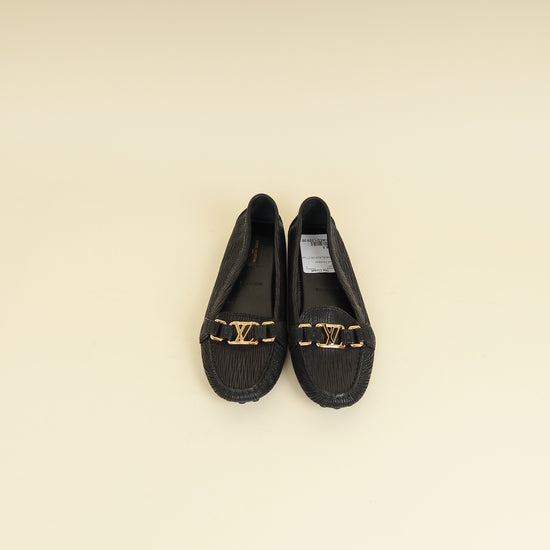 Louis Vuitton Black Oxford Loafer 38.5