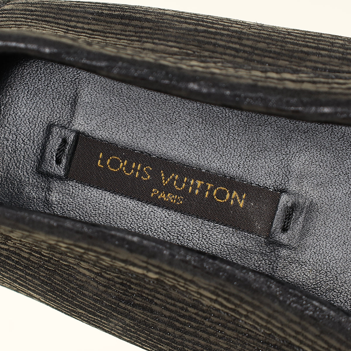 Louis Vuitton Black Oxford Loafer 38.5