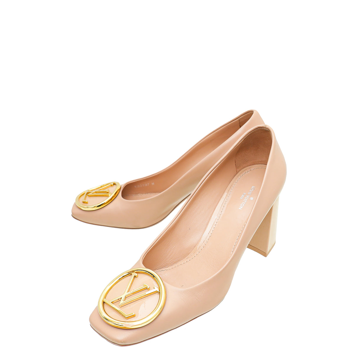 Louis Vuitton Nude Madeleine Pumps 38.5-Louis Vuitton-THE CLOSET
