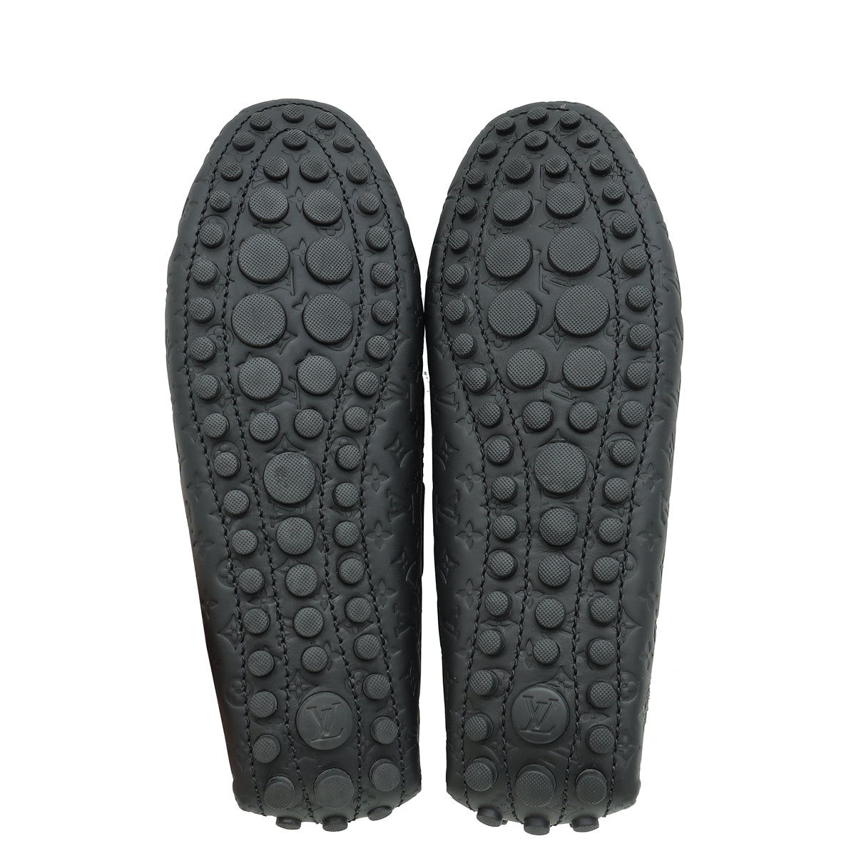 Louis Vuitton Black Gloria Flat Loafers 38.5