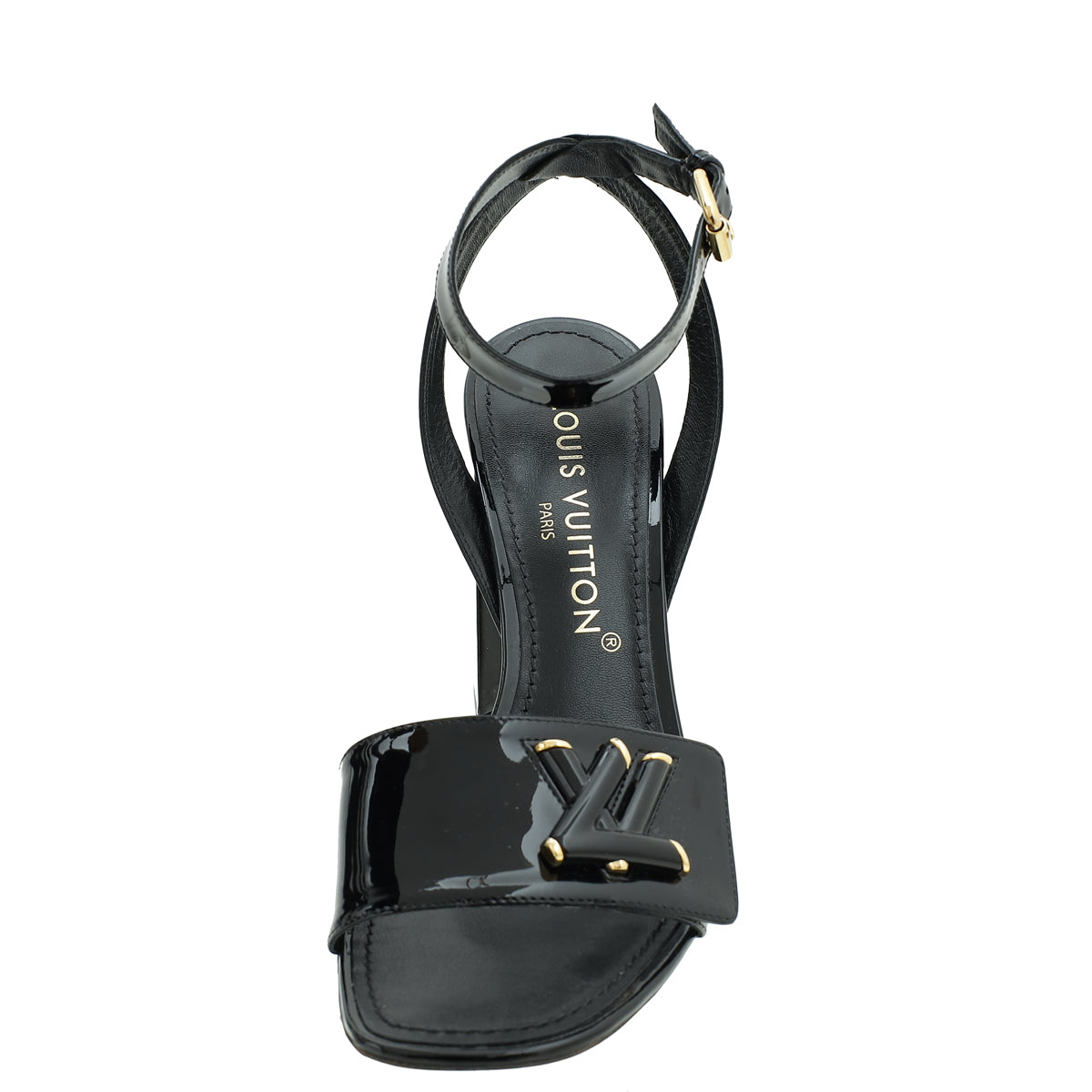 Louis Vuitton Black Shake Sandal 38-Louis Vuitton-THE CLOSET
