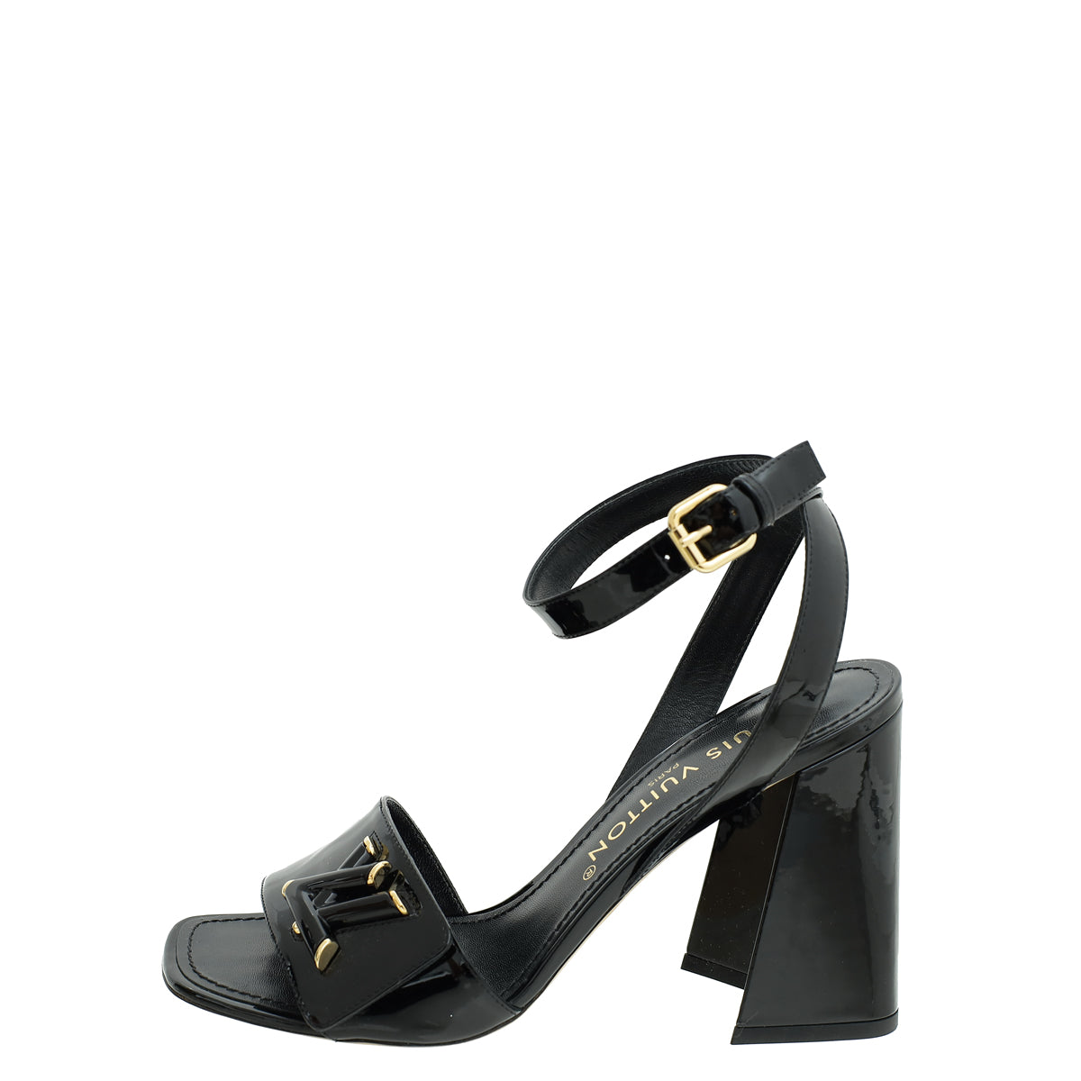 Louis Vuitton Black Shake Sandal 38