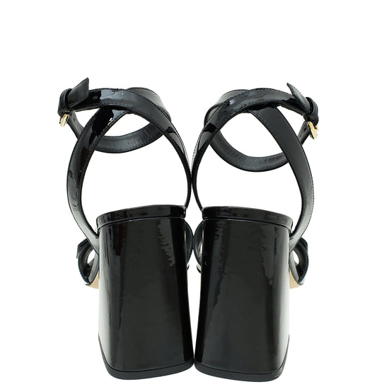 Louis Vuitton Black Shake Sandal 38