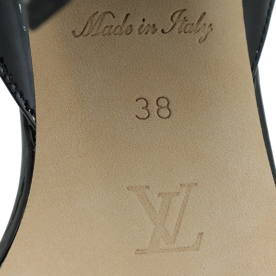 Louis Vuitton Black Shake Sandal 38